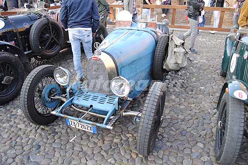 Auto dEpoca - Bugatti 35 A del 1926 duo Venturini a Ferrara, evento auto storiche Valli e Nebbie 2017