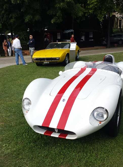 Esposizione auto storiche - Esposione auto storiche Maserati per i 100 anni al Concorso di Eleganza a Villa dEste sul lago di Como
